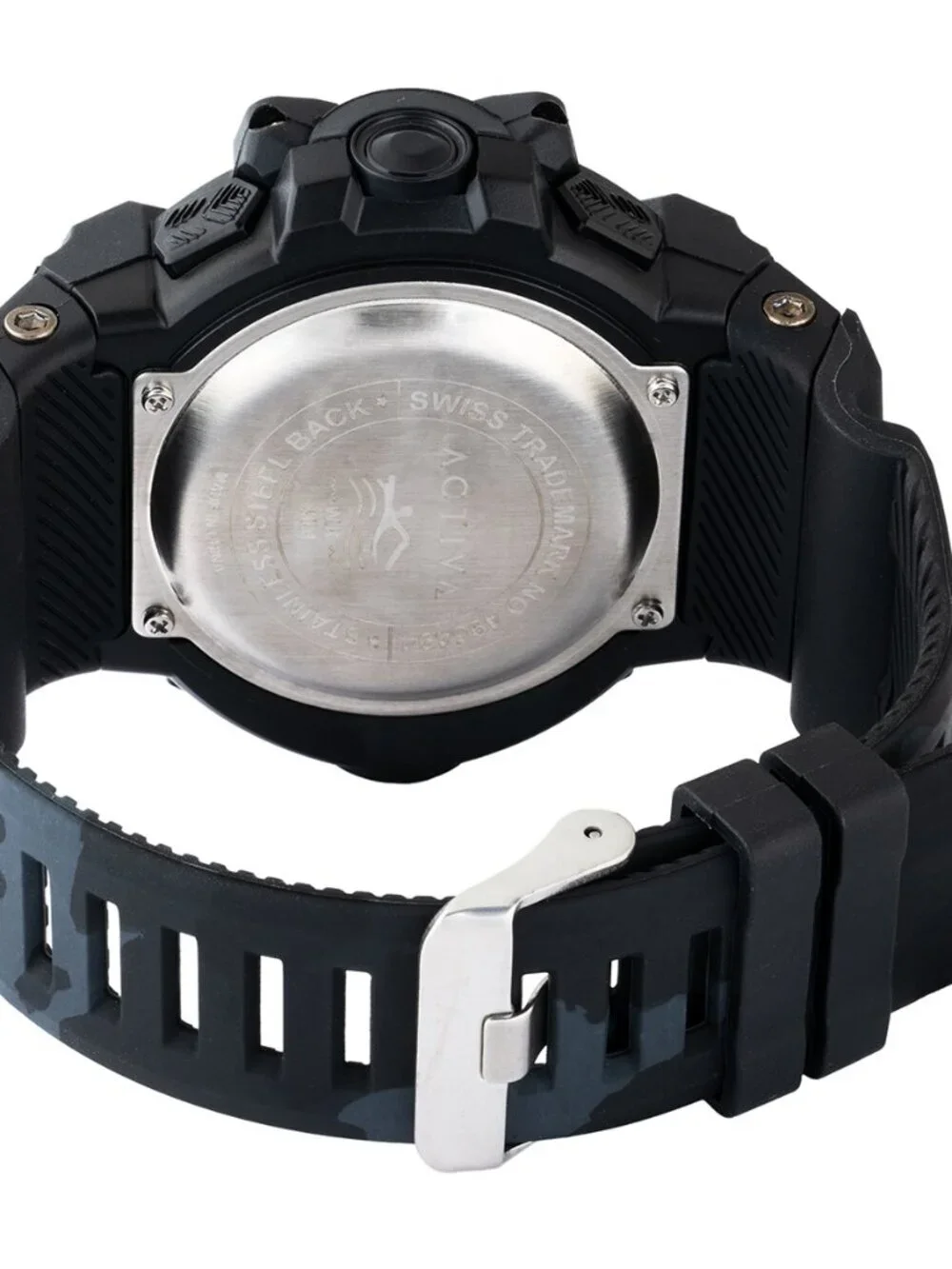 Activa Armour X Invicta Men's Digital Watch - 50mm. Camo Black (ACW8050MC-003) - Picture 4 of 5
